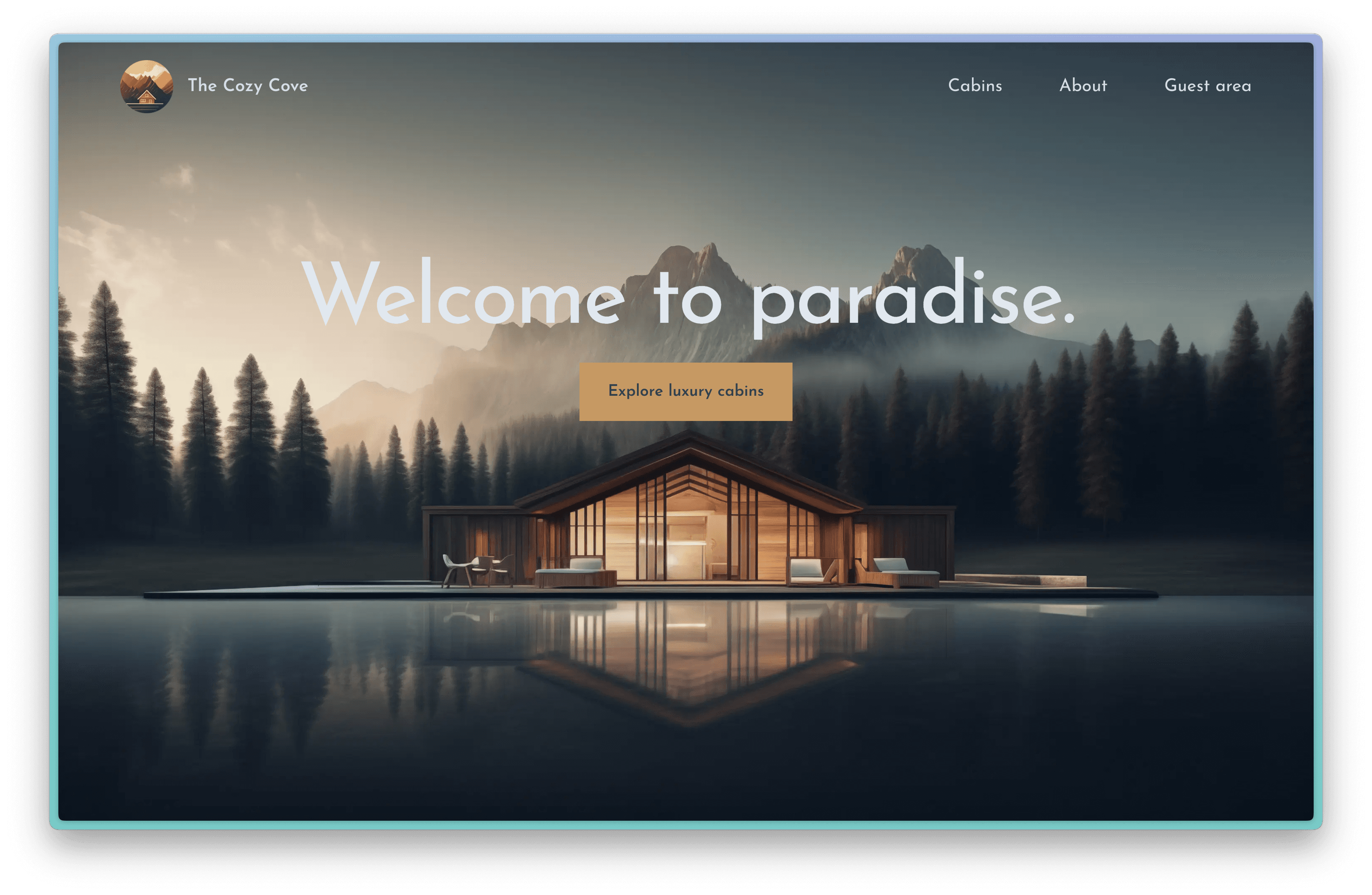 Cozy cove home page